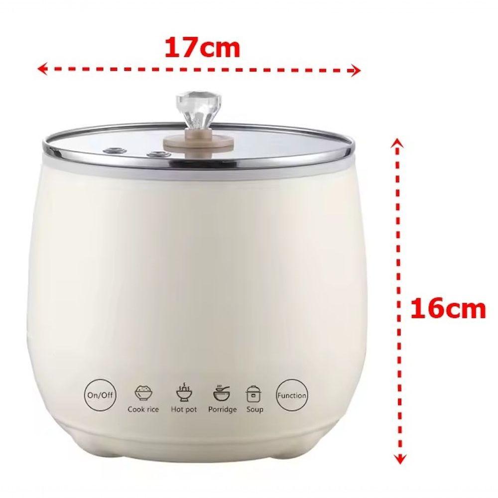 Panela Elétrica De Arroz Caldos Legumes Cerâmica Antiaderente 1,8L 110V