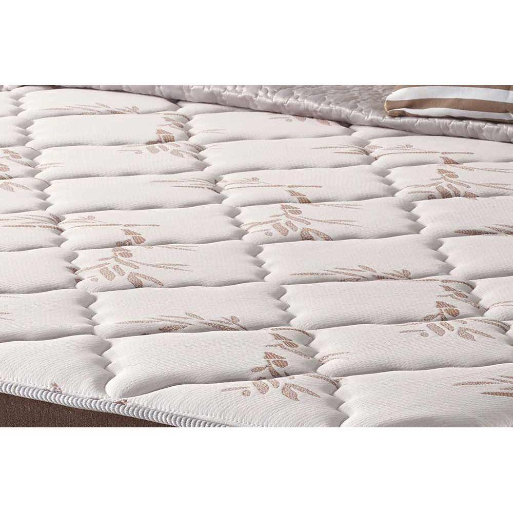 Miniatura Cama Box Baú Queen: Colchão Molas Ensacadas Anjos Duo Sono Masterpocket+base Courano Brown(158x198)