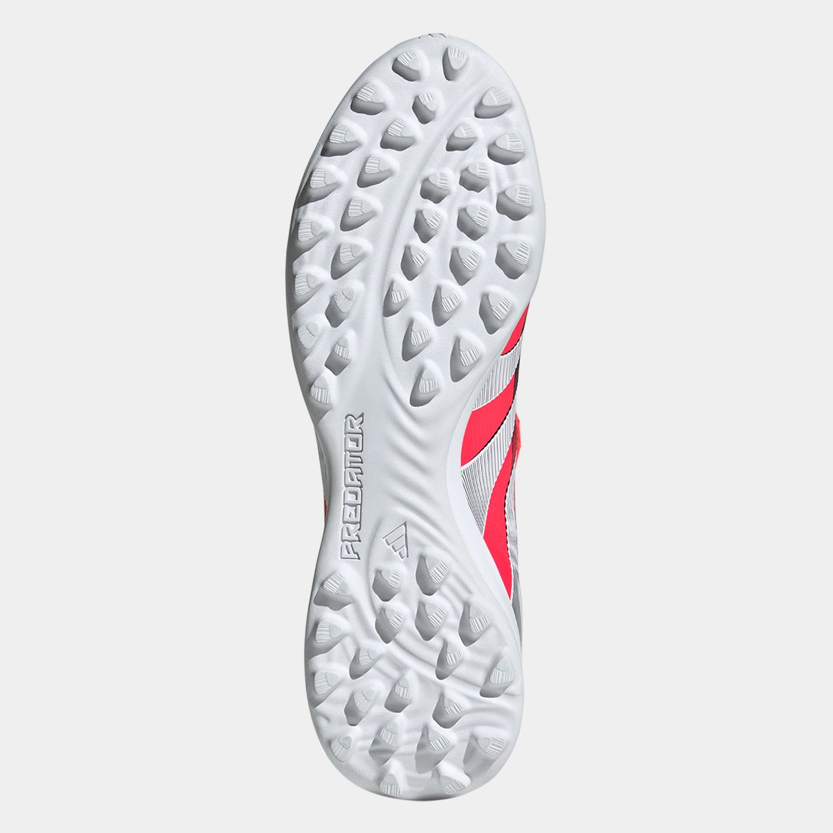 Miniatura Chuteira Society Adidas Predator League Lin Unissex Vermelho+Branco - 37