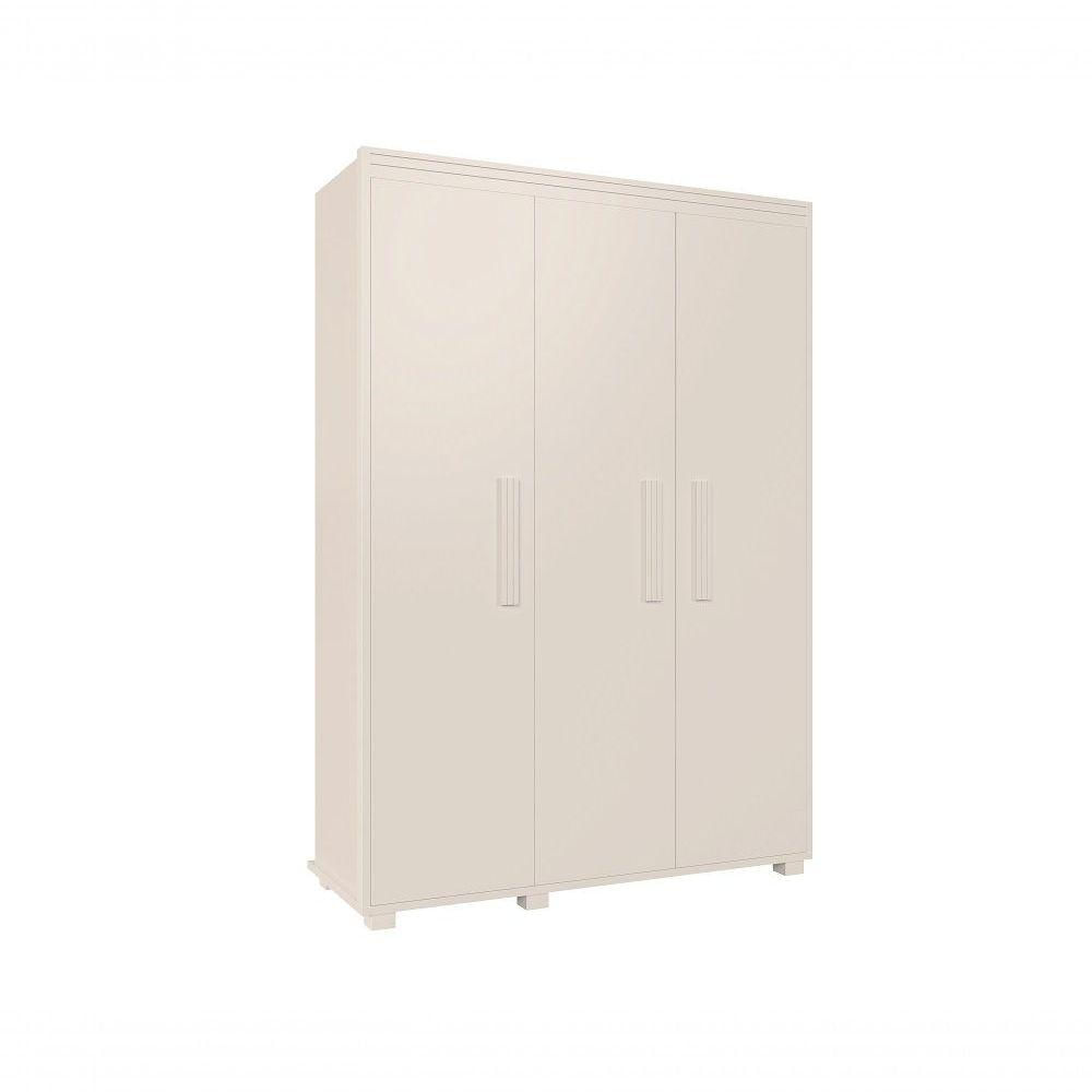 Miniatura Guarda Roupa Belize 3 Portas 1 Gaveta Branco Camas Fênix