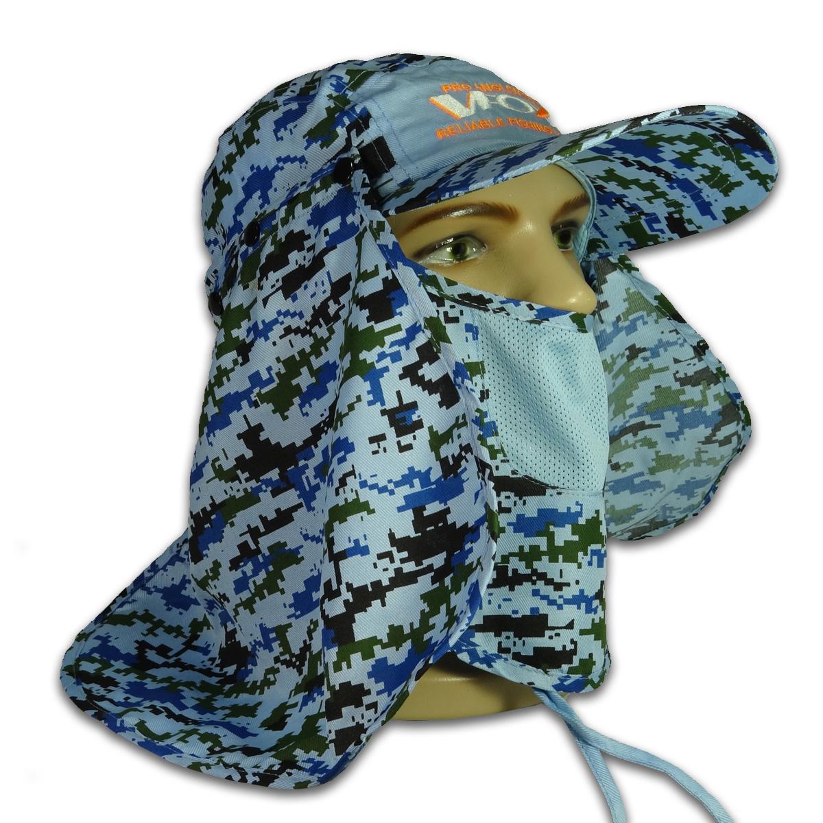 Miniatura Boné Para Pescaria Proteção Lateral E Frontal V-Fox