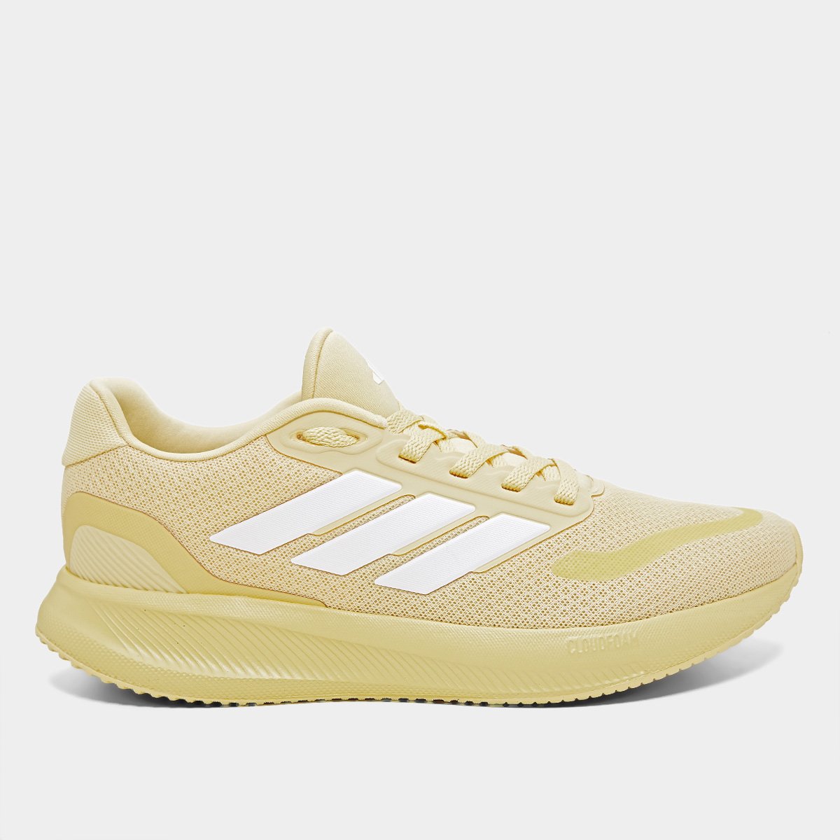 Miniatura Tênis Adidas Runfalcon 5 Feminino Amarelo+Branco - 34