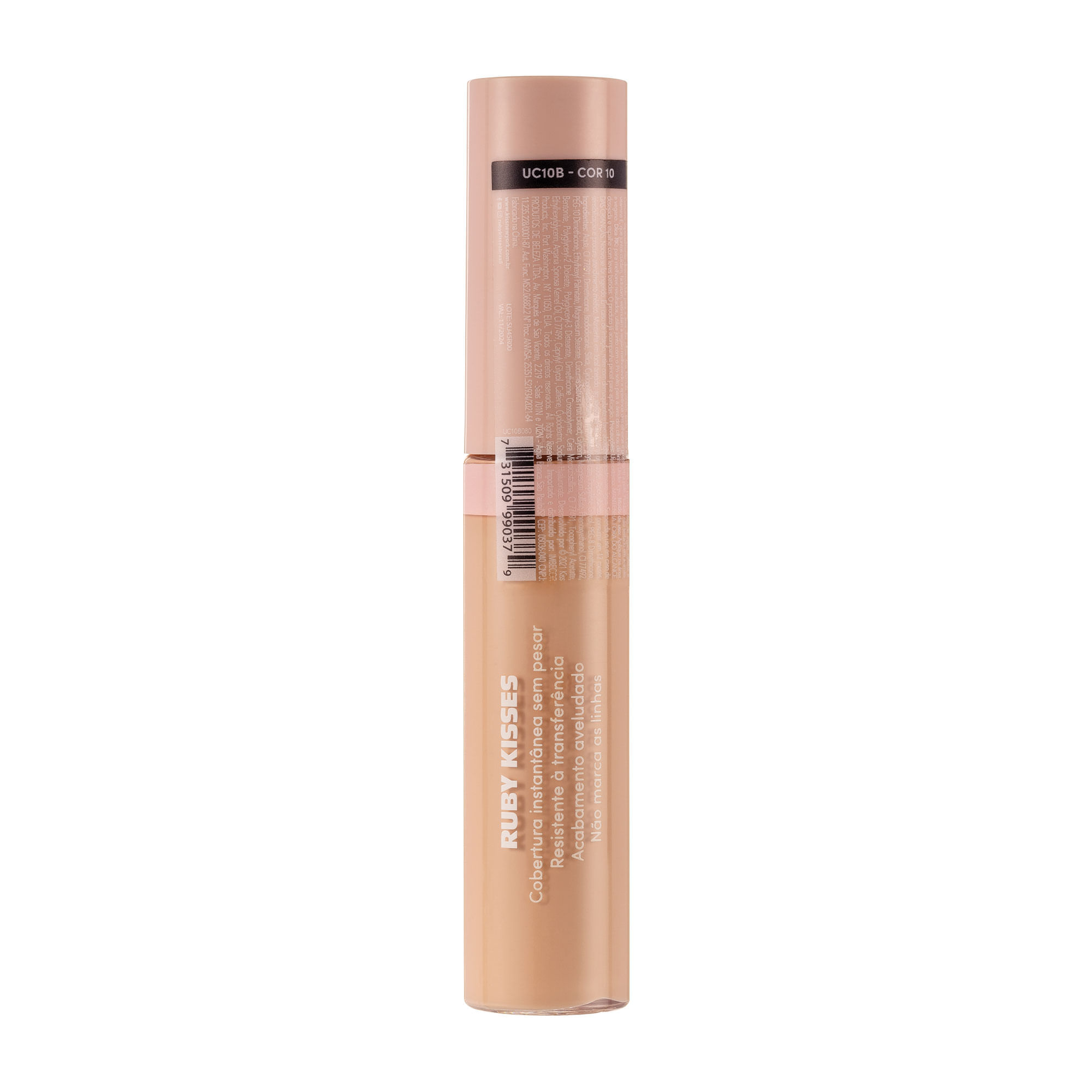 Miniatura Corretivo Liquido Para A Area Dos Olhos Ruby Kisses Under Eye Corrector Cor 10