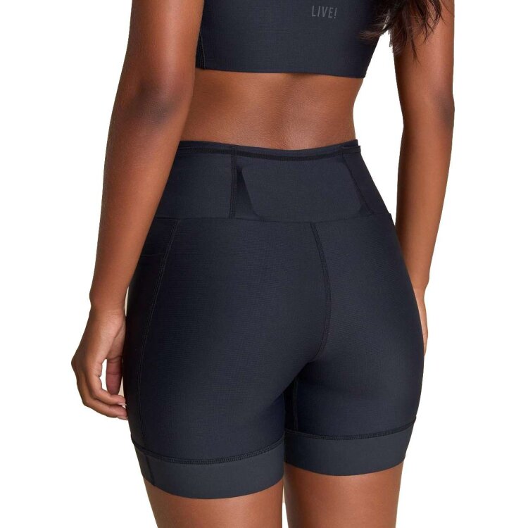 Miniatura Bermuda Live! Six Pockets Run Speed Feminino - Preto - PRETO