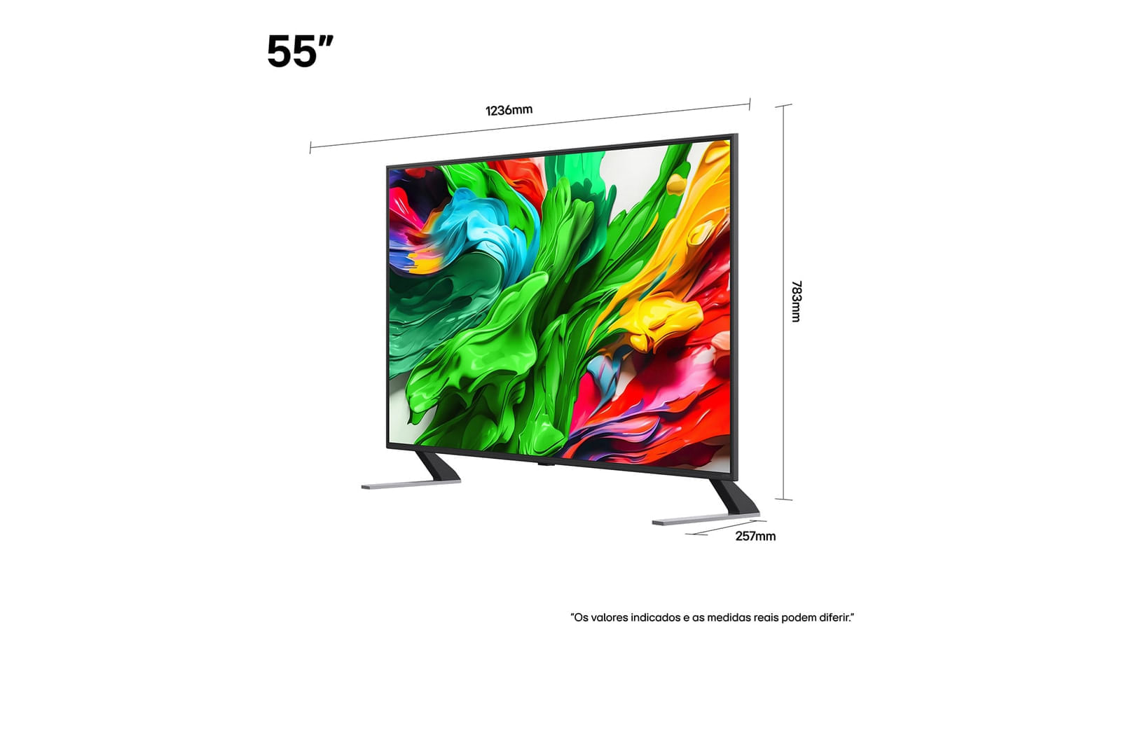 Smart TV LG QNED AI 4K 55" Modelo 55QNED82ASG 2025 Smart TV LG QNED evo AI QNED85 55 Polegadas (55QNED85ASG): Cores Ricas e Precisão MiniLED em 4K