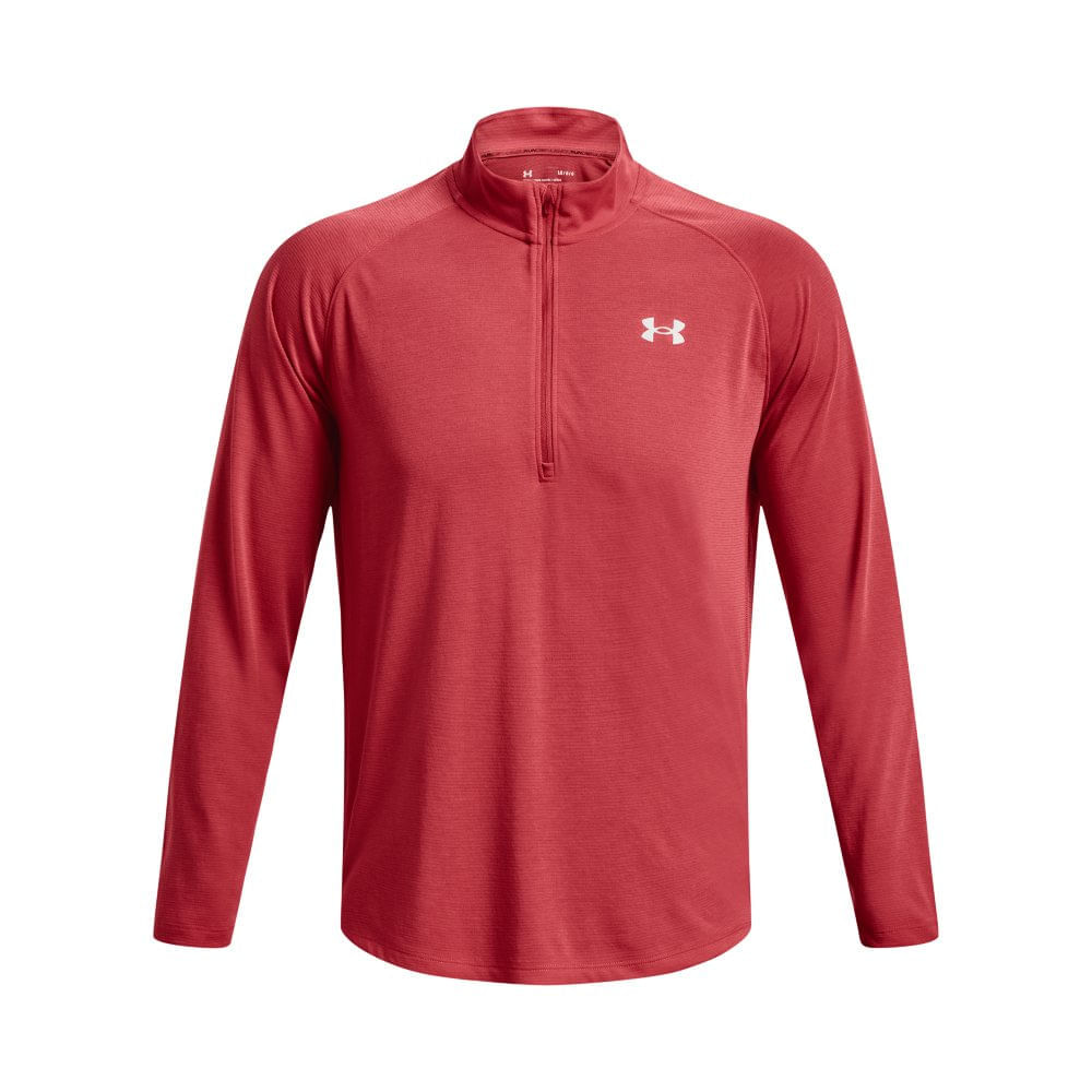 Miniatura Jaqueta de treino Masculina Under Armour Streaker Half Vermelho - G