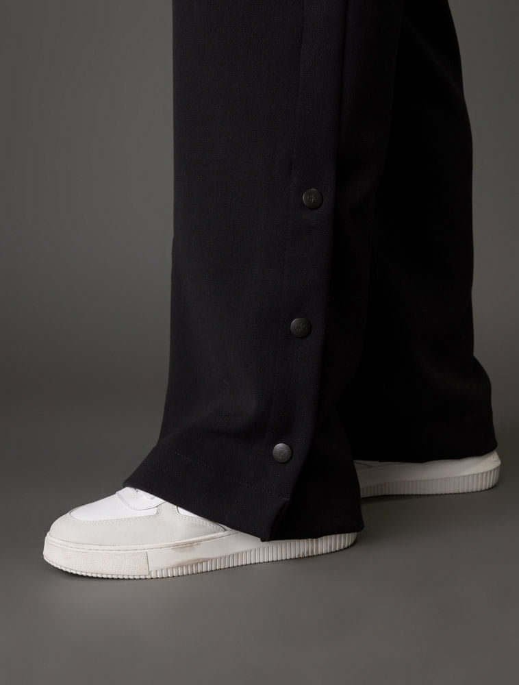 Miniatura Calça Feminina Botões Laterais Calvin Klein Jeans - Preto Calça Feminina Botões Laterais Calvin Klein Jeans Preto g