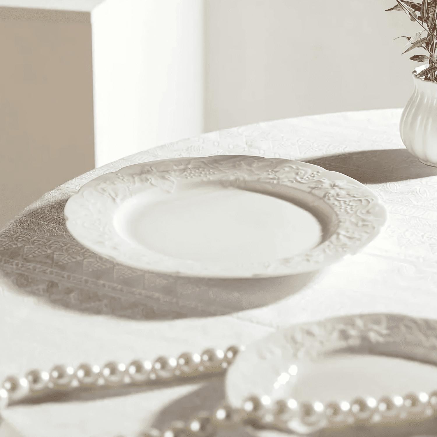 Miniatura Aparelho Jogo De Jantar 42 Peças Porcelana Limoges Vendange