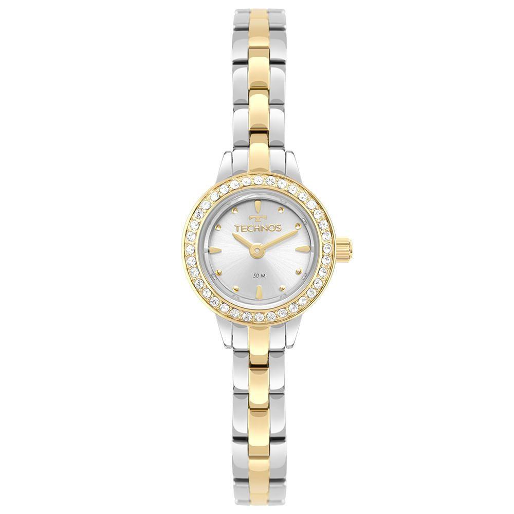 Miniatura Relógio Technos Feminino Mini Joia Bicolor - 5y20ls-1c 5y20ls-1c