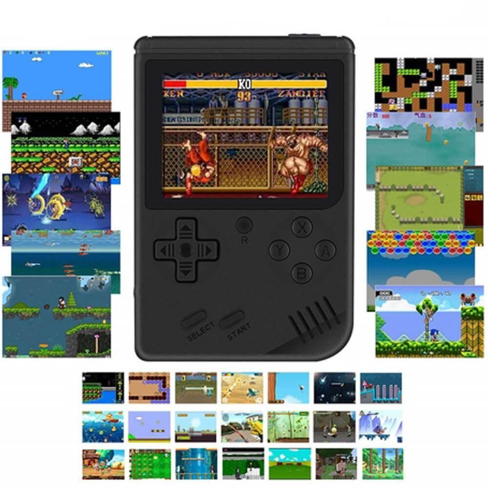 Miniatura Mini Video Game Portatil 400 Jogos Internos Gamer Sup
