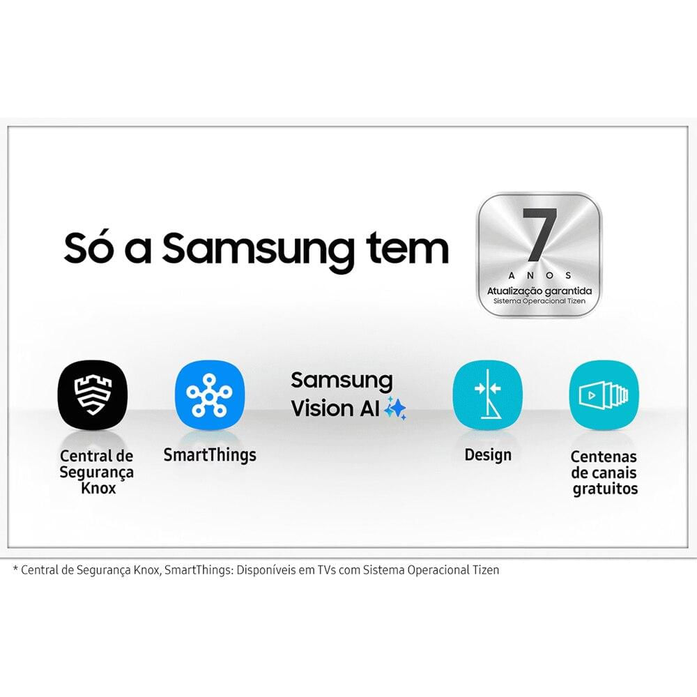 Smart TV 43 Polegadas Samsung Vision AI The Frame 4K LS03F - 2025