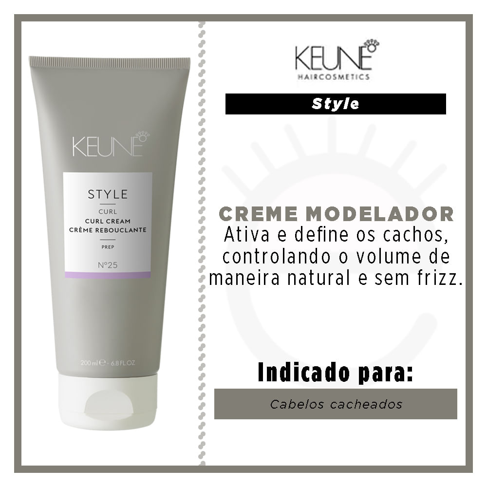 Miniatura Creme Modelador Keune Style Curl Cream 200ml