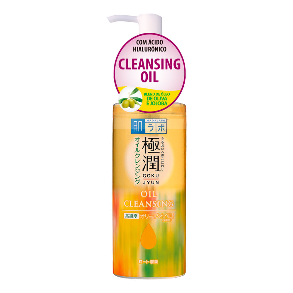 Miniatura Limpador Facial Hada Labo Gokujyun Oil Cleansing 200ml