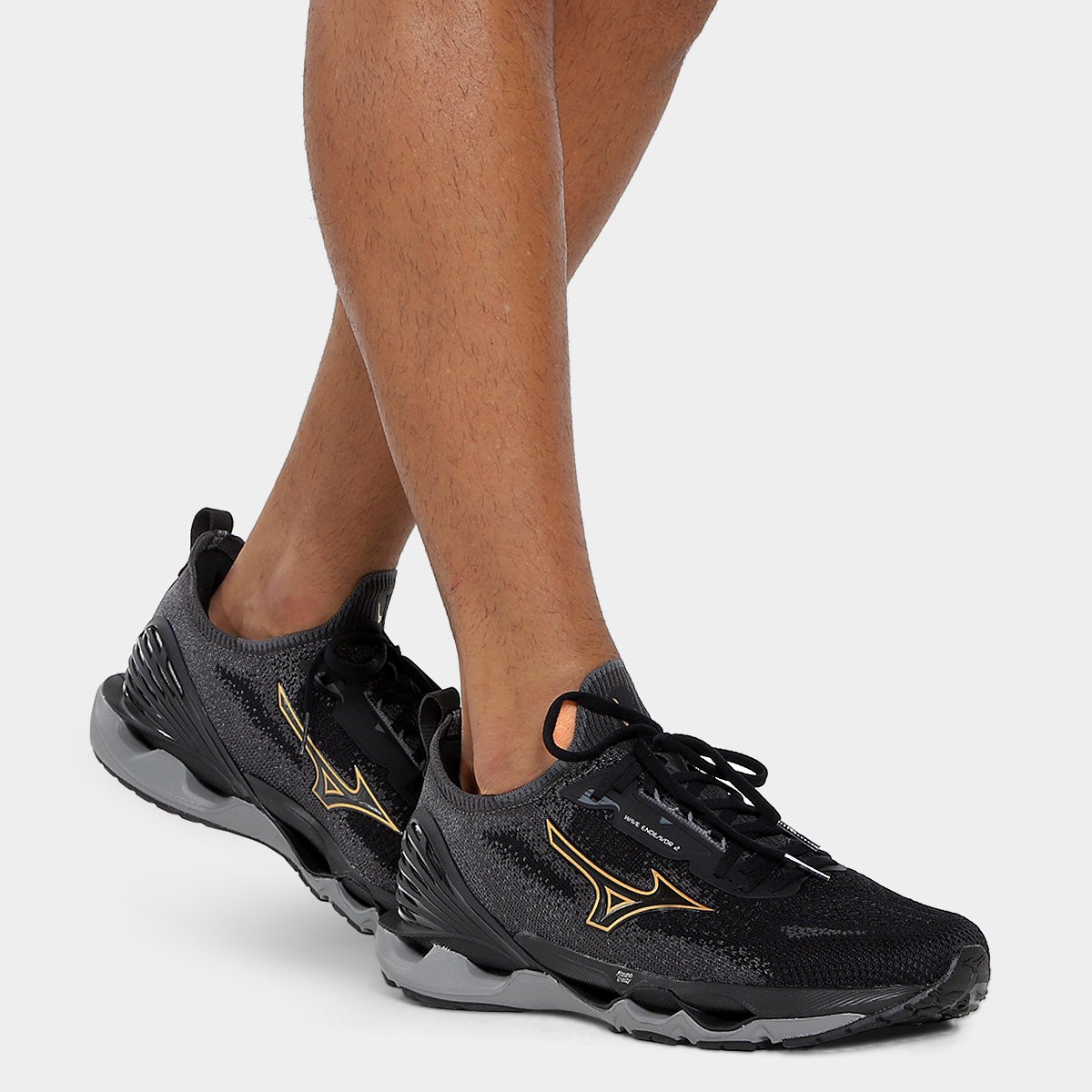 Miniatura Tênis Mizuno Wave Endeavor 2 Masculino Preto - 43