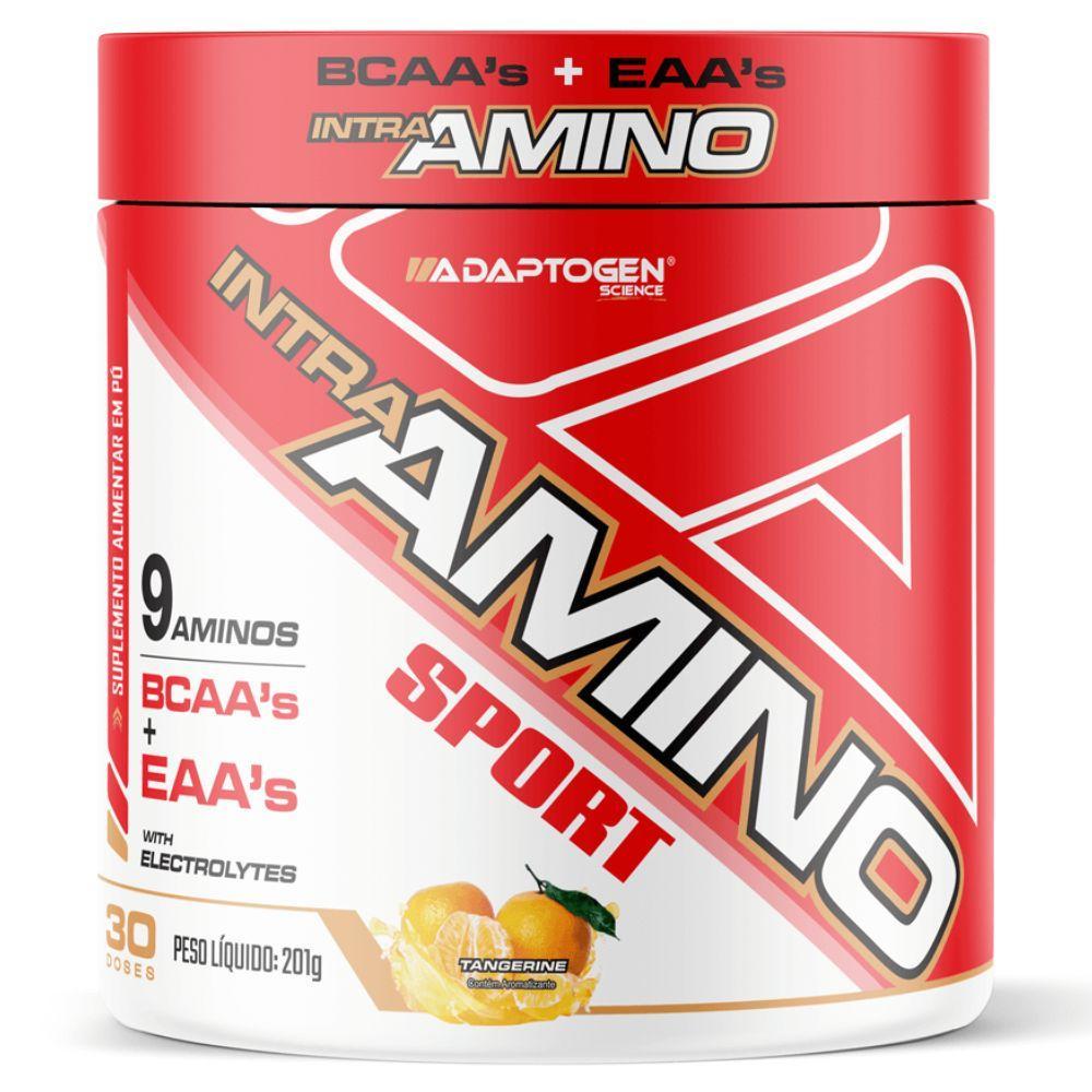 Miniatura 2 Intra Amino Eaa 9 Aminos Bcaa Tangerina 201G Adaptogen
