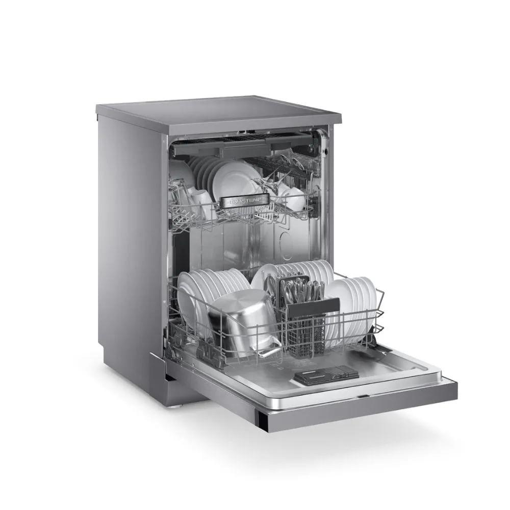Miniatura Lava Louças Brastemp 15 Serviços Inox Smart Sensor BLF61AR 220V