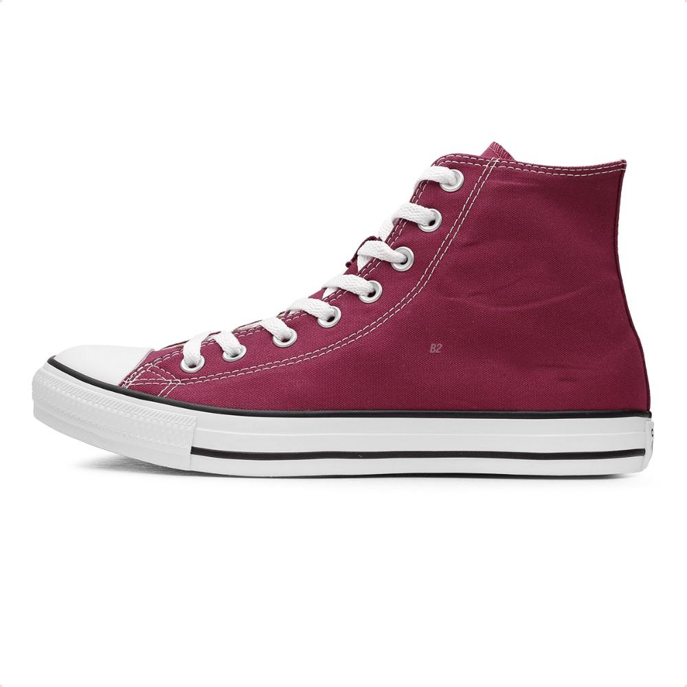 Miniatura Tênis Converse Chuck Taylor All Star Cano Alto Feminino Bordô / Branco - 34