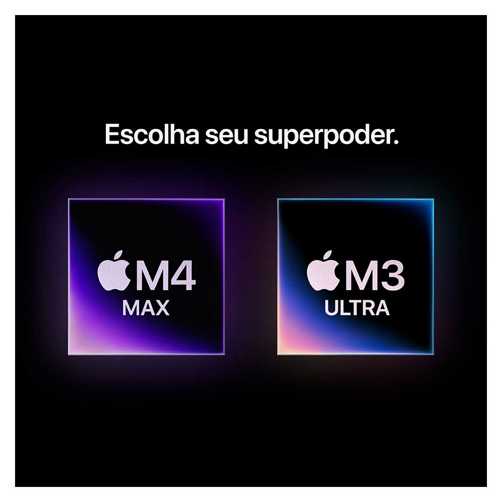 Miniatura Apple MacBook Studio M4 Max (CPU de 14 núcleos, GPU de 32 núcleos, 36GB RAM, 512GB SSD) - Prateado Bivolt