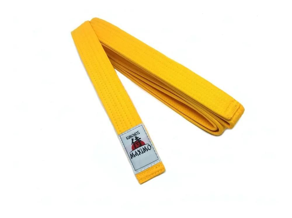 Miniatura Faixa Amarela Karate Kickboxing Taekwondo Judo E Krav Maga