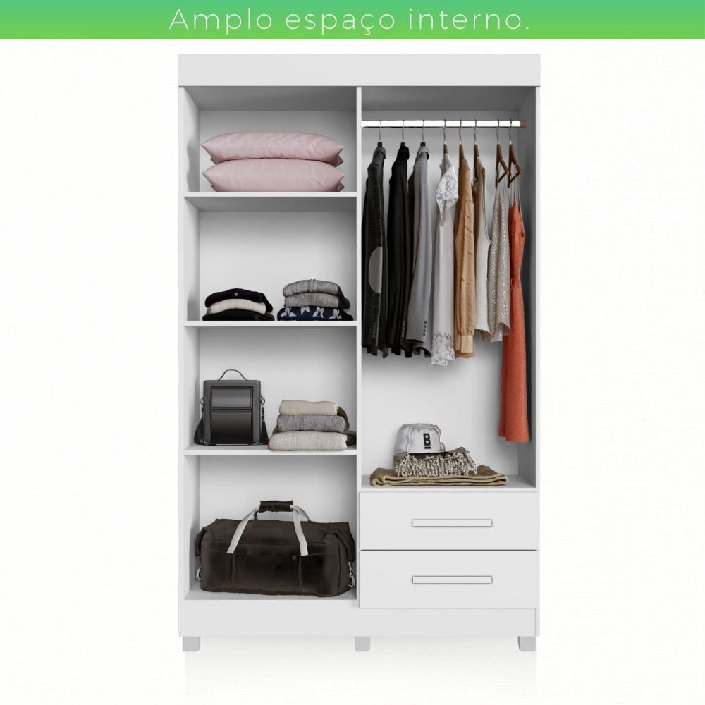 Guarda-roupa Copacabana New 4 Portas Branco