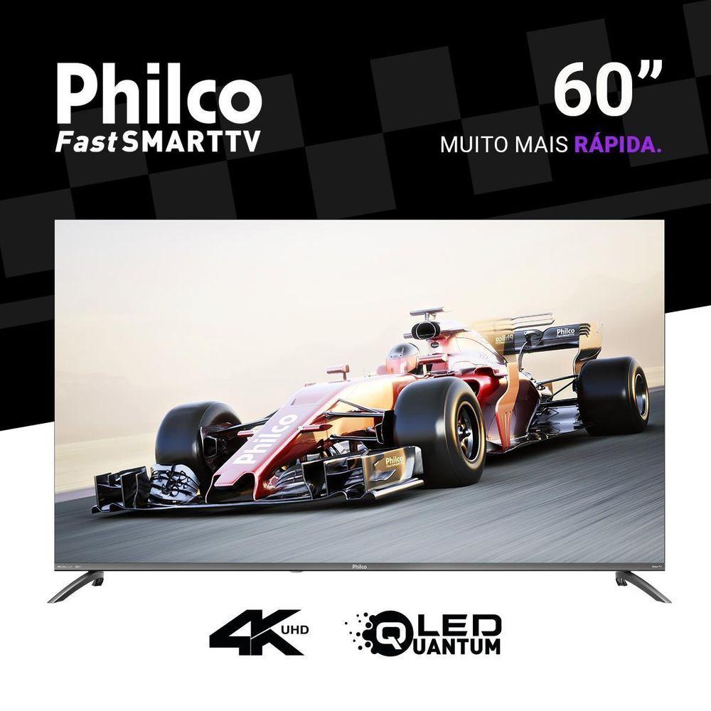 Miniatura Smart TV 60" Philco QLED Roku Dolby Áudio P60CRA Bivolt