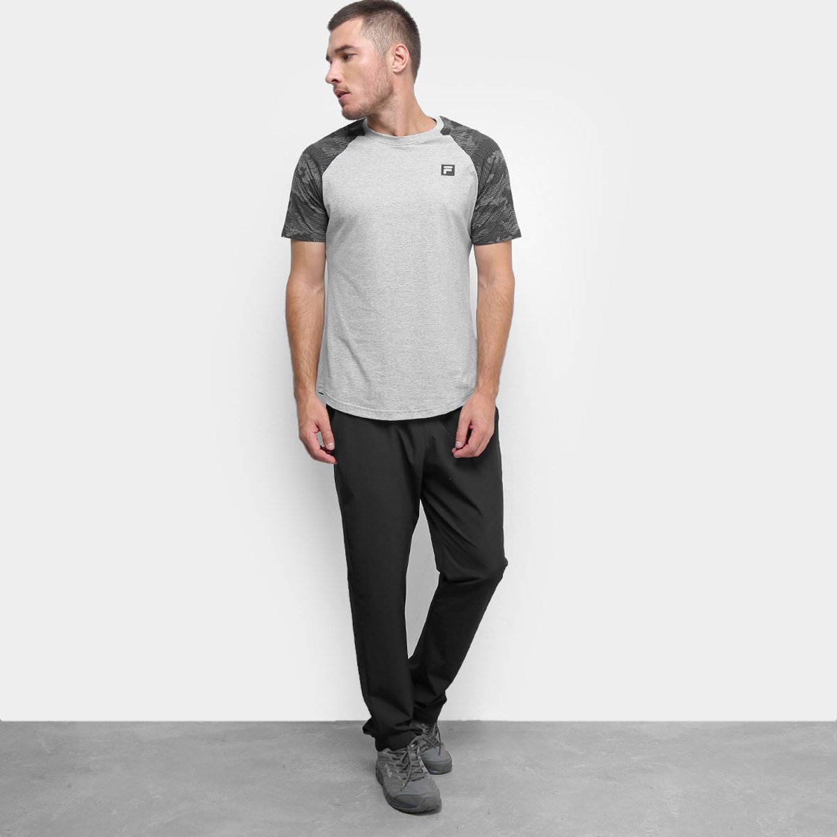 Miniatura Calça Fila Bahamas Masculina Preto - G