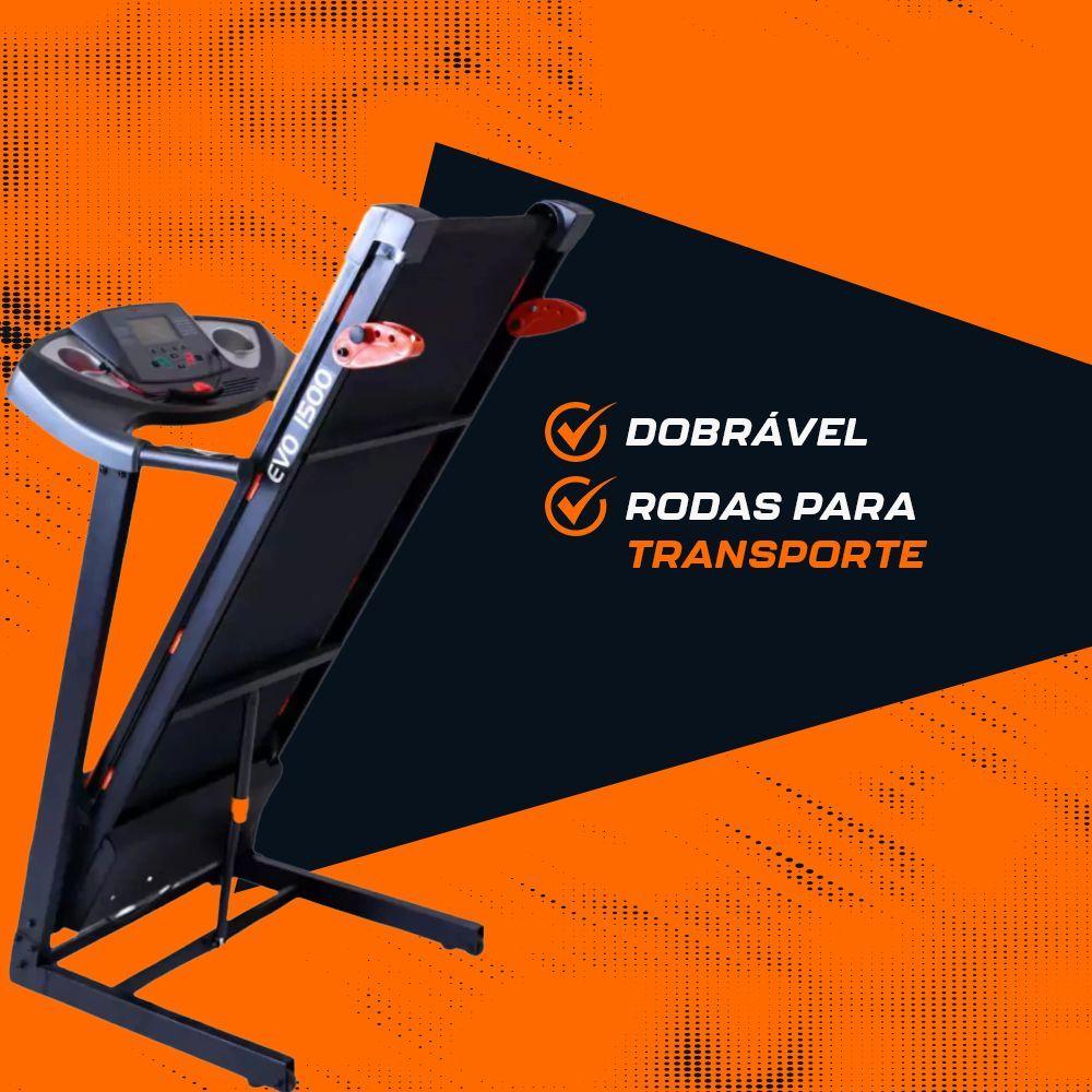 Esteira Elétrica Evolution Fitness EVO 1500 - 220V