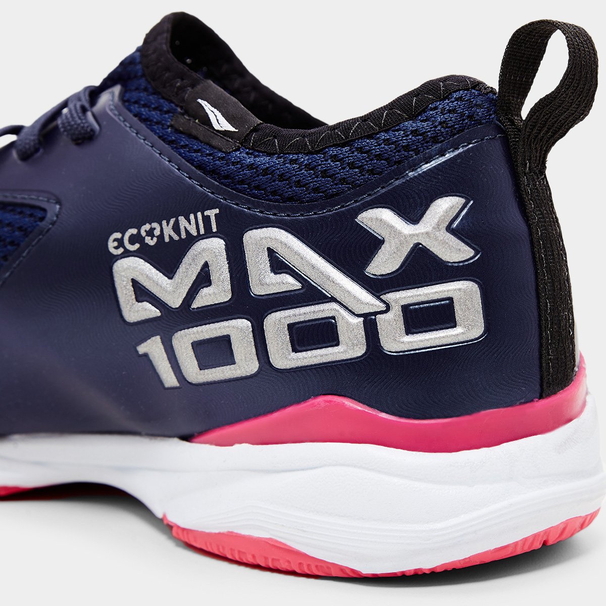 Chuteira Futsal Penalty Max 1000 Ecoknit Marinho+Prata - 37