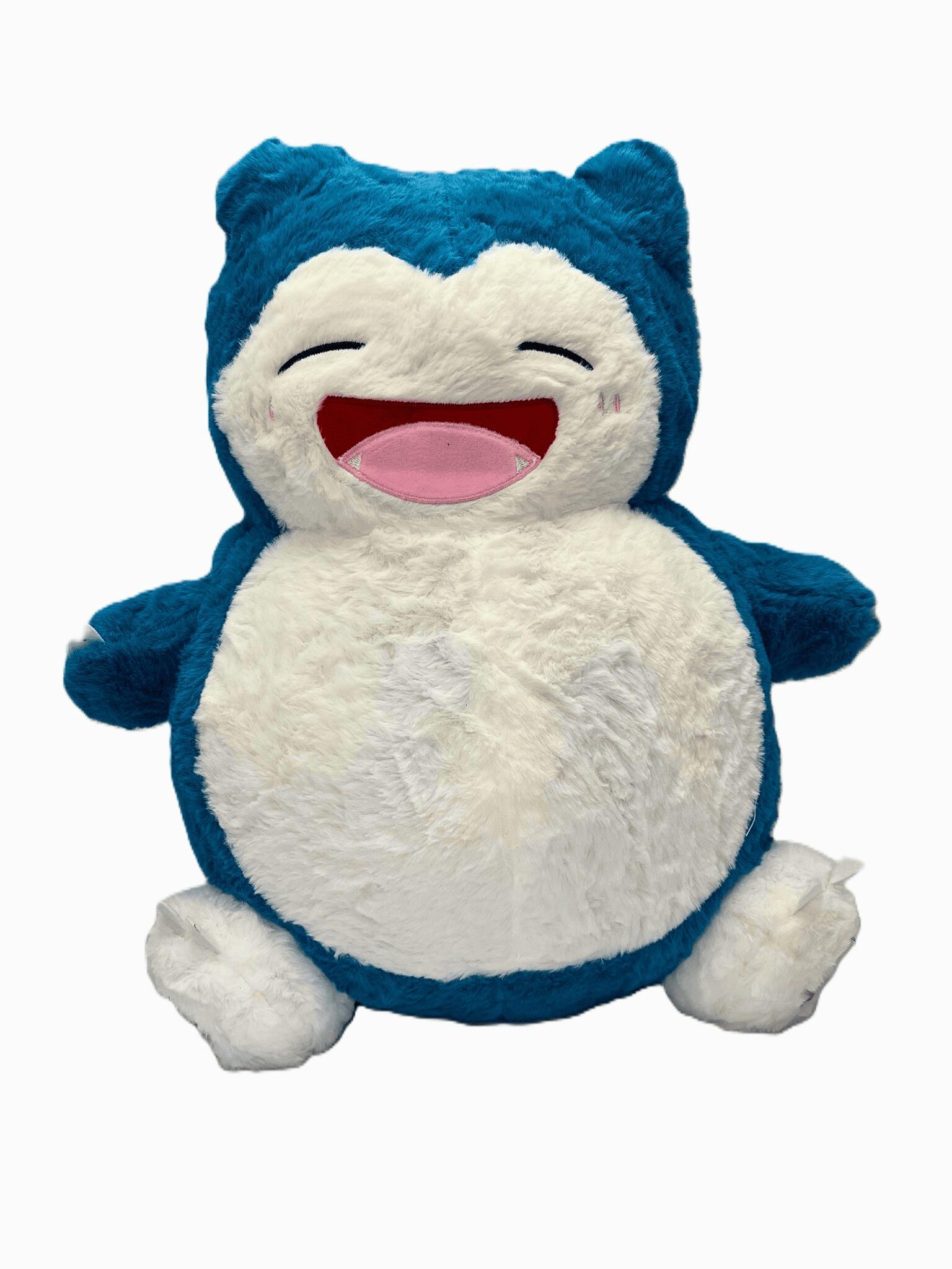 Miniatura Pelúcia Pokemon Snorlax Desenho Anime Infantil 45Cm