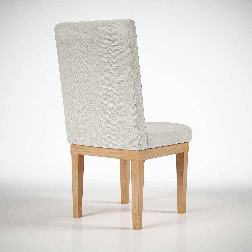 Miniatura Kit 4 Cadeiras Reforçada Sala De Jantar Cozinha Luxo Bege