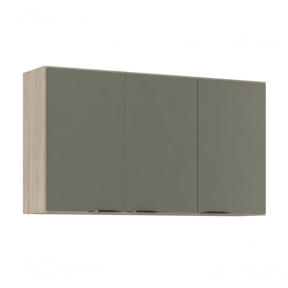 Miniatura Armário Aéreo 3 Portas 120 Cm Firenze Avena Menta 94331 Demóbile