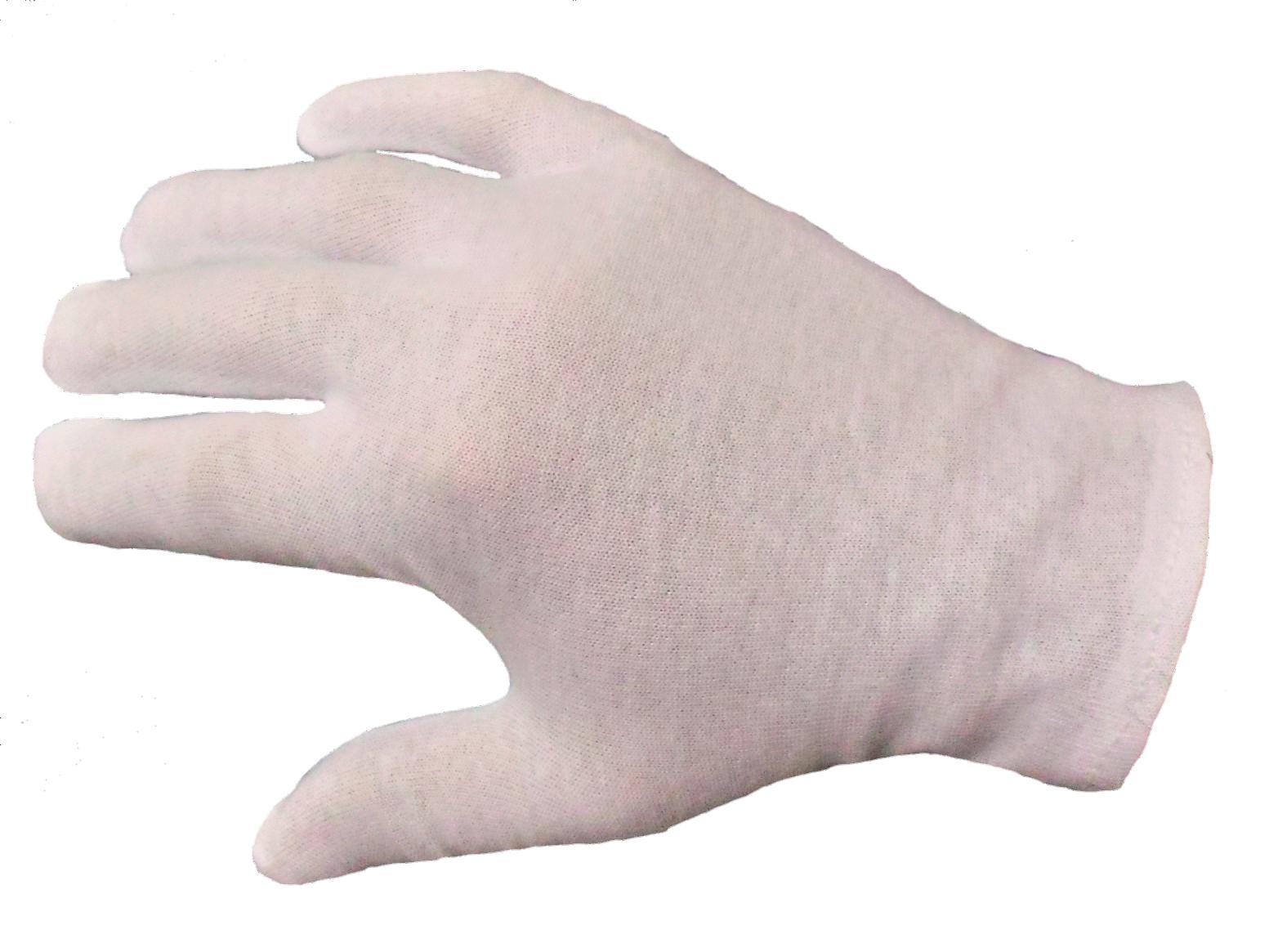 Miniatura Luva Algodão Branca 10 Pares Tamanho M Antialérgica Dermatite contato - Sensibilidade e tato - branco - luva Ambidestra - Absorção suor e umidade das m. - para alergia nas mãos - Luva para alérgicos