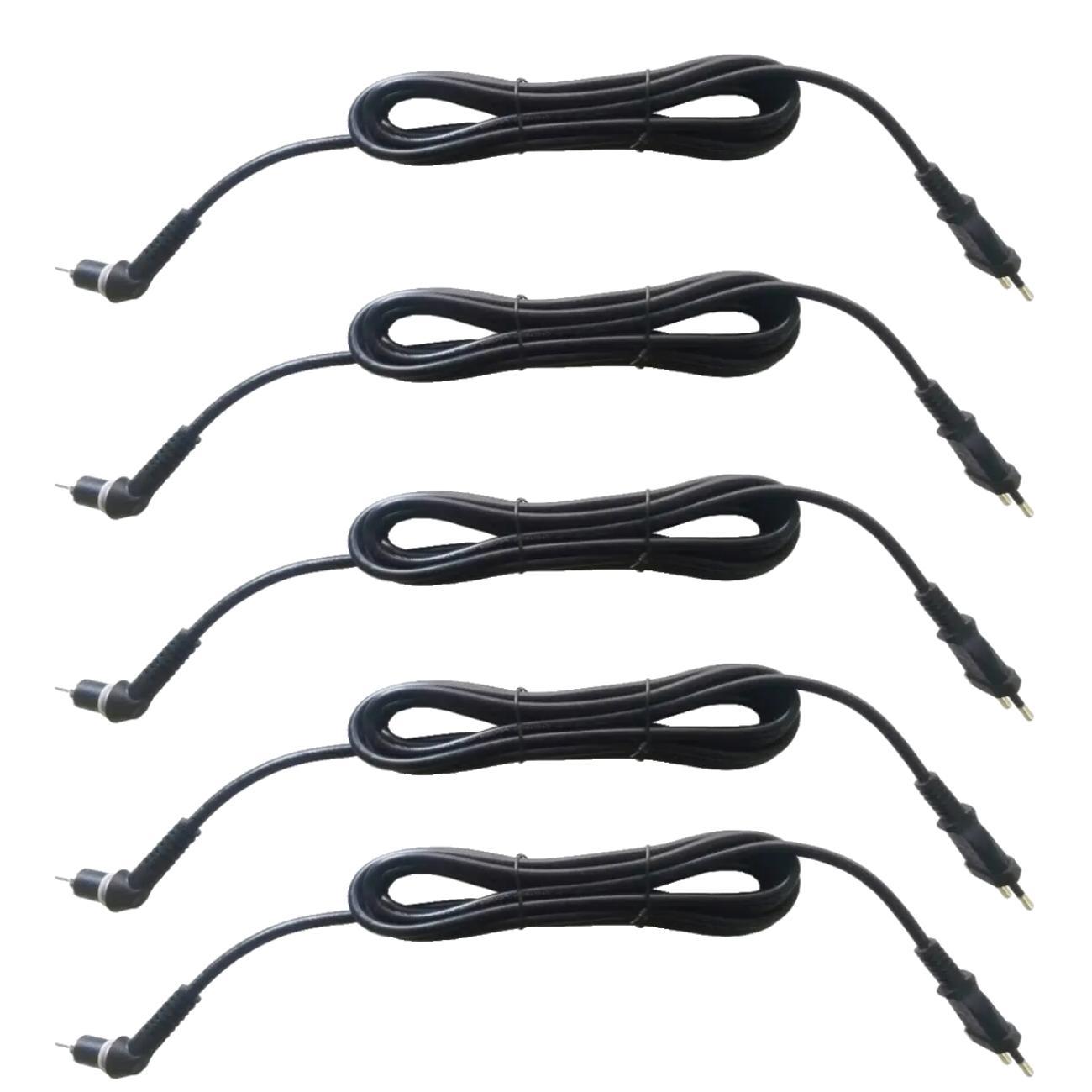 Miniatura Kit 5 Cabo Giratório Prancha De Cabelo Profissional Titanium