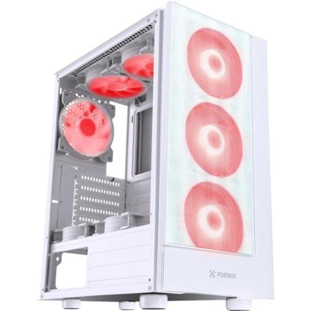 Gabinete Gamer Fortrek Cruiser Mid Tower Rgb Branco