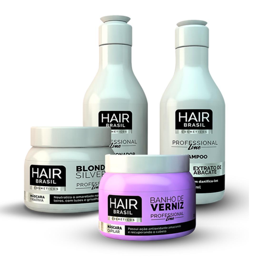 Miniatura Kit Matizador Hair Brasil + Máscara De Hidratação