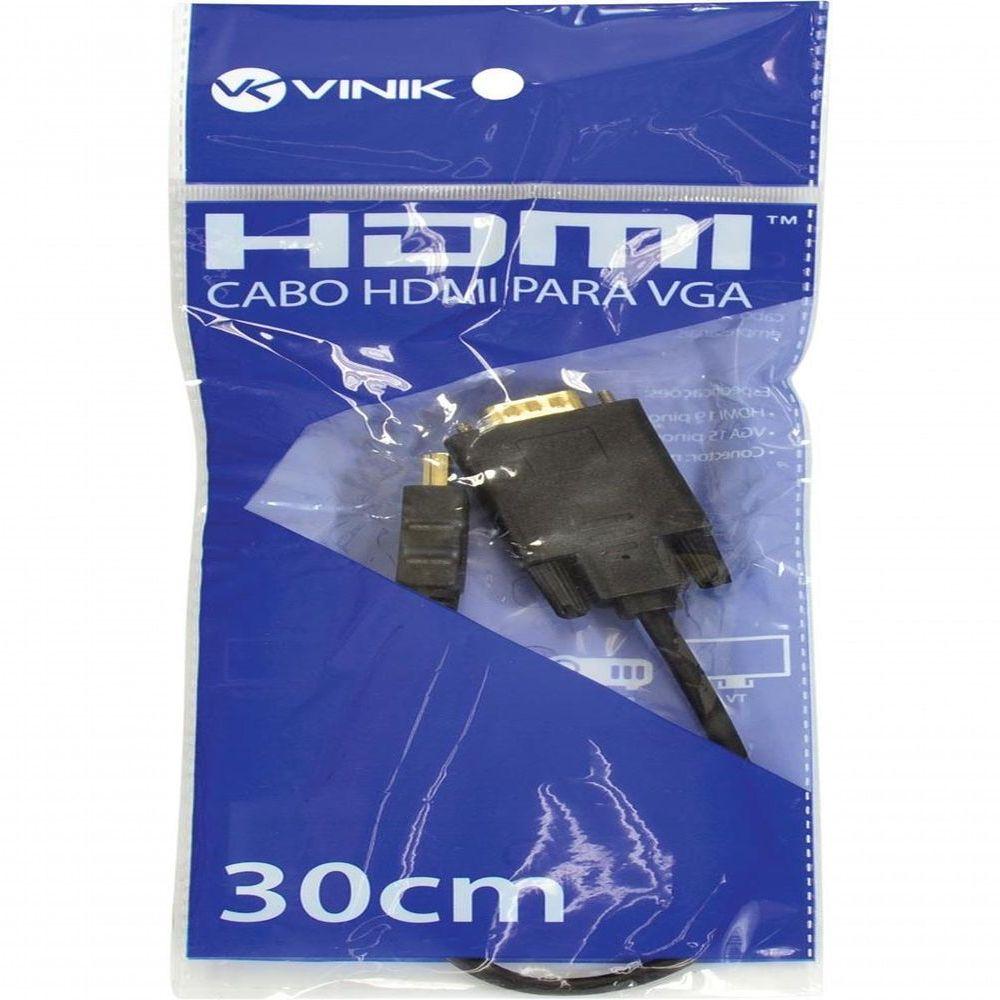 Miniatura Cabo Conversor Hdmi X Vga 1080i 30cm
