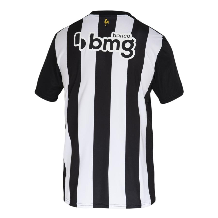 Miniatura Camisa Adidas Atlético-MG I 22/23 Masculina PRETO/BRANCO - 2G