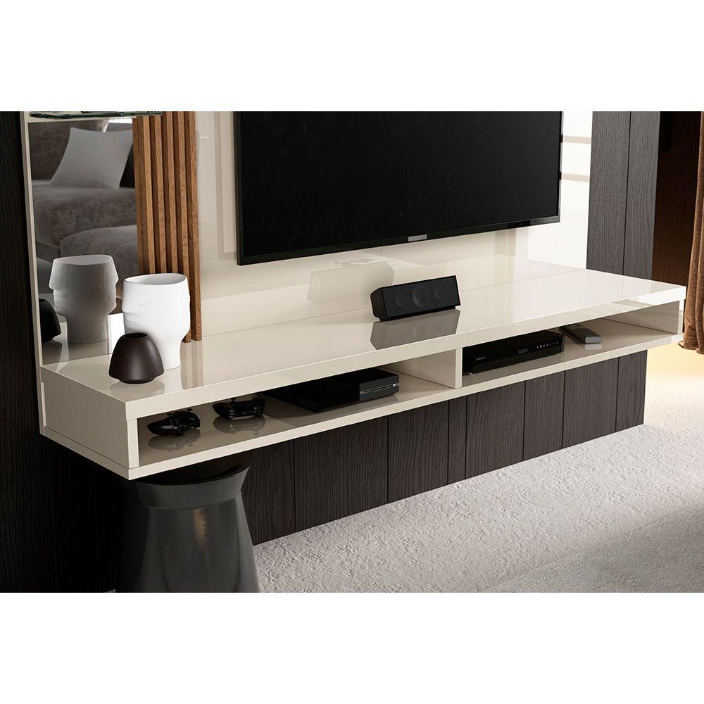 Miniatura Painel Home Paris Para Tv Até 55" Ripado Com Espelho