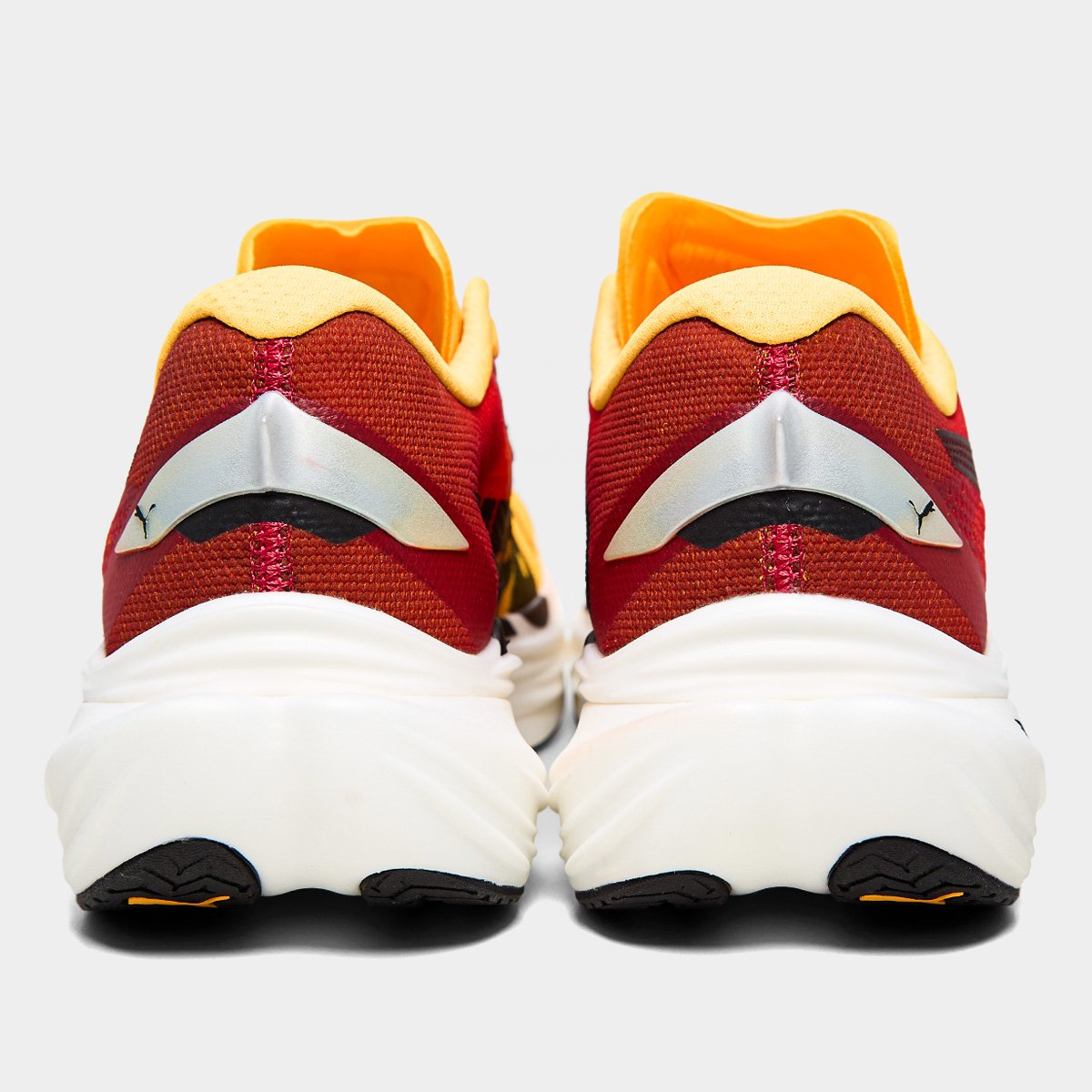 Miniatura Tênis Puma Deviate Nitro 3 Fade WNS Feminino Laranja+Preto - 35