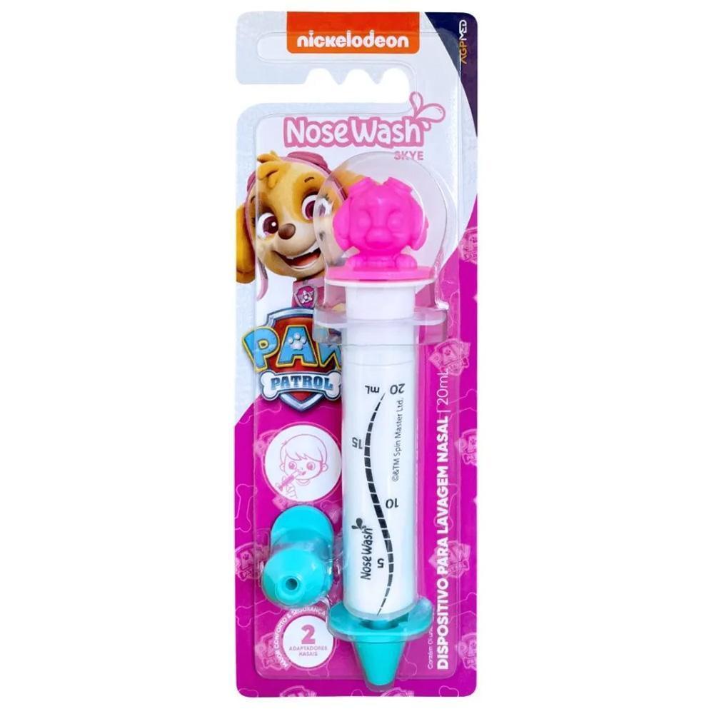 Miniatura Seringa Lavagem Nasal 20Ml Nosewash Patrulha Canina Skye