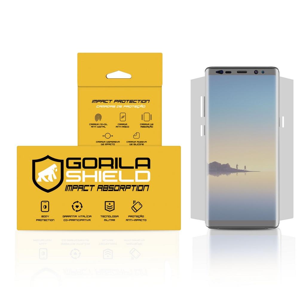 Miniatura Película Nano Gel Dupla para Samsung Galaxy Note 8 – Gorila Shield (Cobre toda tela)