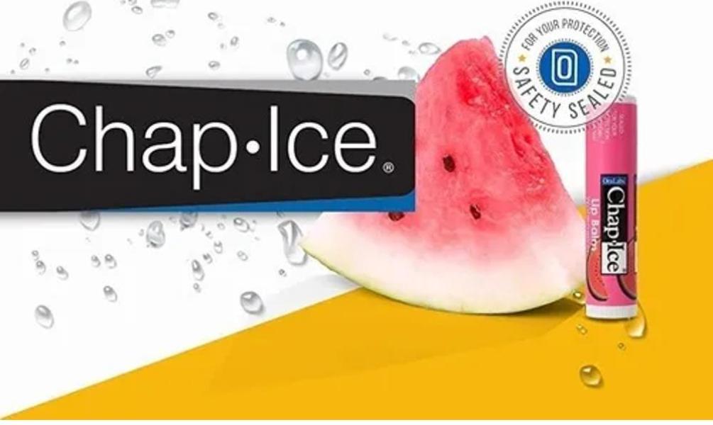 Miniatura Protetor Labial Lip Balm Chap Ice Melância- 4,25G