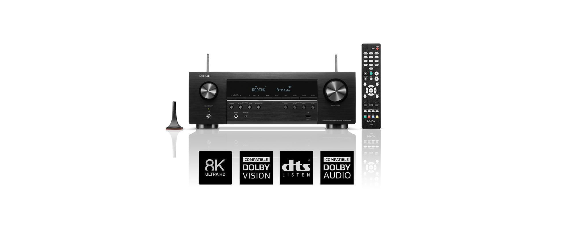 Miniatura Receiver Denon Avr-S660H 5.2Ch 8K 3D - Dolby Truehd