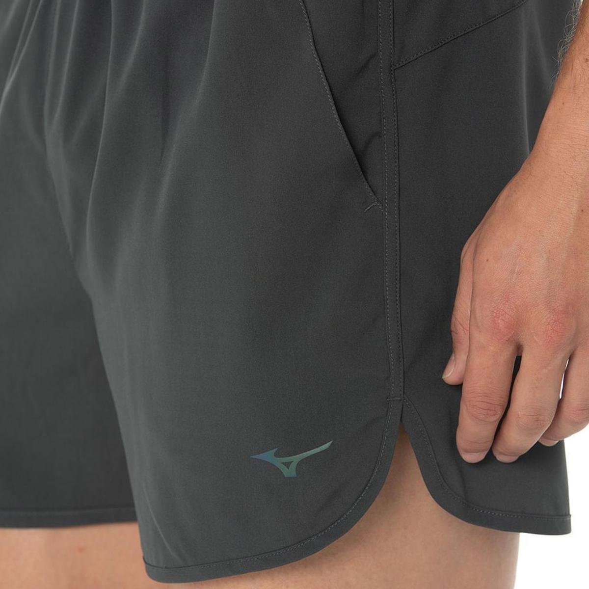 Miniatura Shorts Mizuno High 3 Masculino Cinza - G