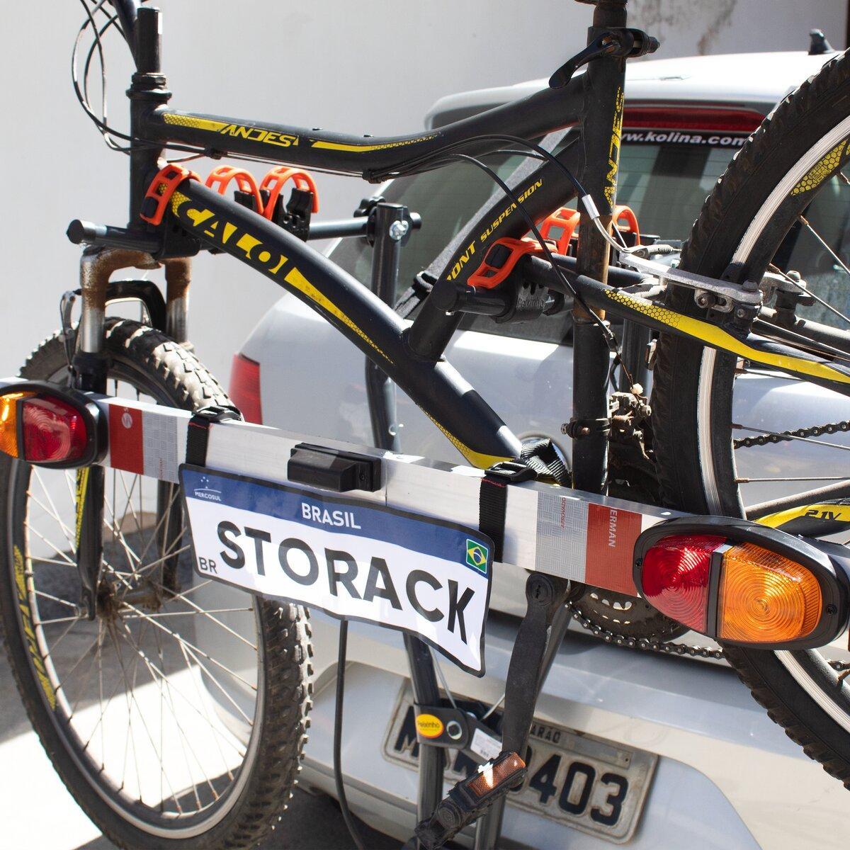 Miniatura Régua Sinalizadora Para Transbike Suporte Para Placa 7M Cabo
