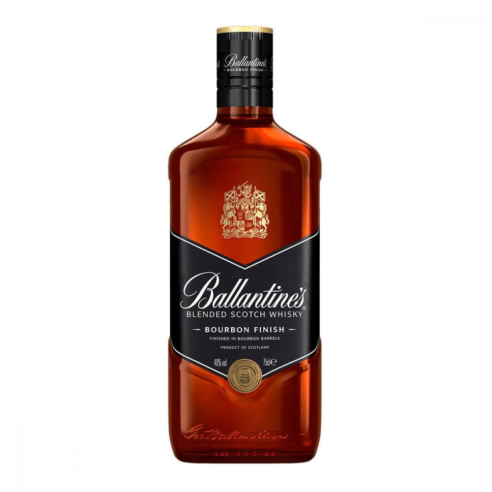Miniatura Whisky Escocês Bourbon Finish Ballantine s Garrafa 750 ml