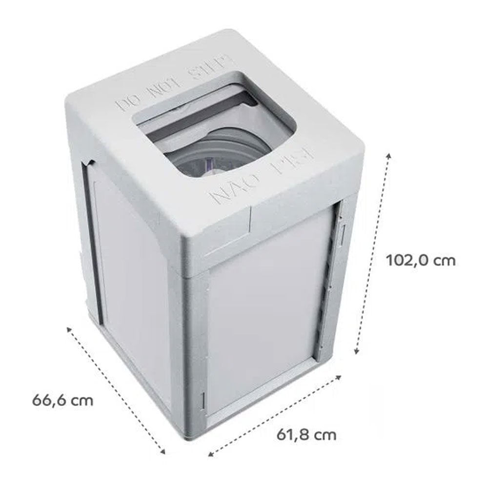 Miniatura Máquina de Lavar Consul CWH12BB 12kg com Dosagem Econômica e Ciclo Edredom Branco - 220V