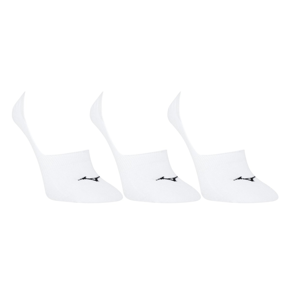 Miniatura Kit Meia Mizuno Basic I - 3 Pares Branco+Preto - 39/44