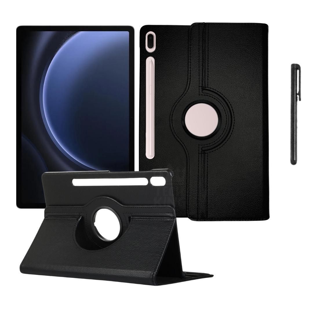 Miniatura Capa Anti Choque Giratoria Para Samsung Tab S9+ 12,4 +Caneta