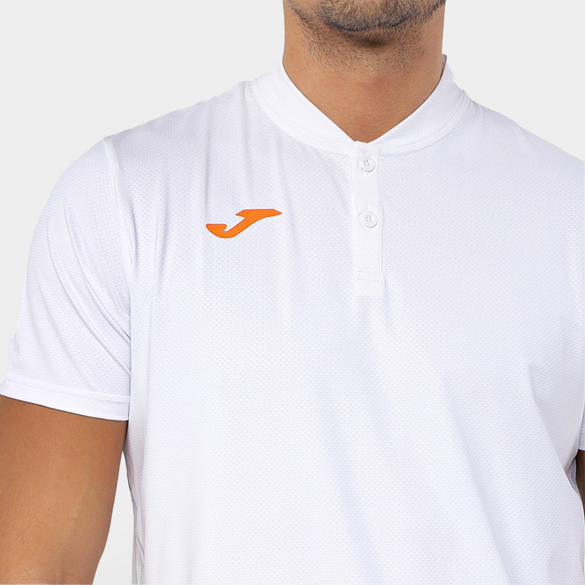 Miniatura Camisa Polo Joma Casual Esportiva Masculina Branco - GG
